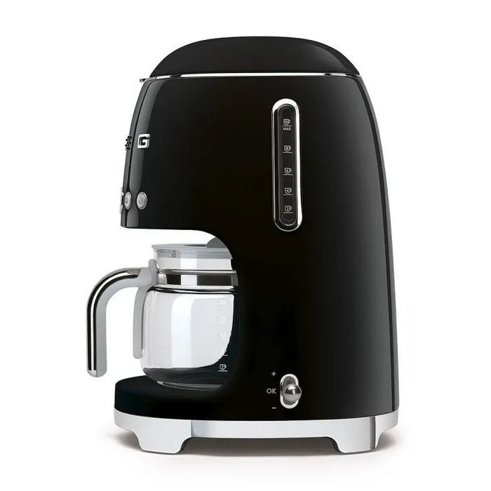 Ekspres przelewowy 50's style Czarny Smeg (DCF02BLEU)