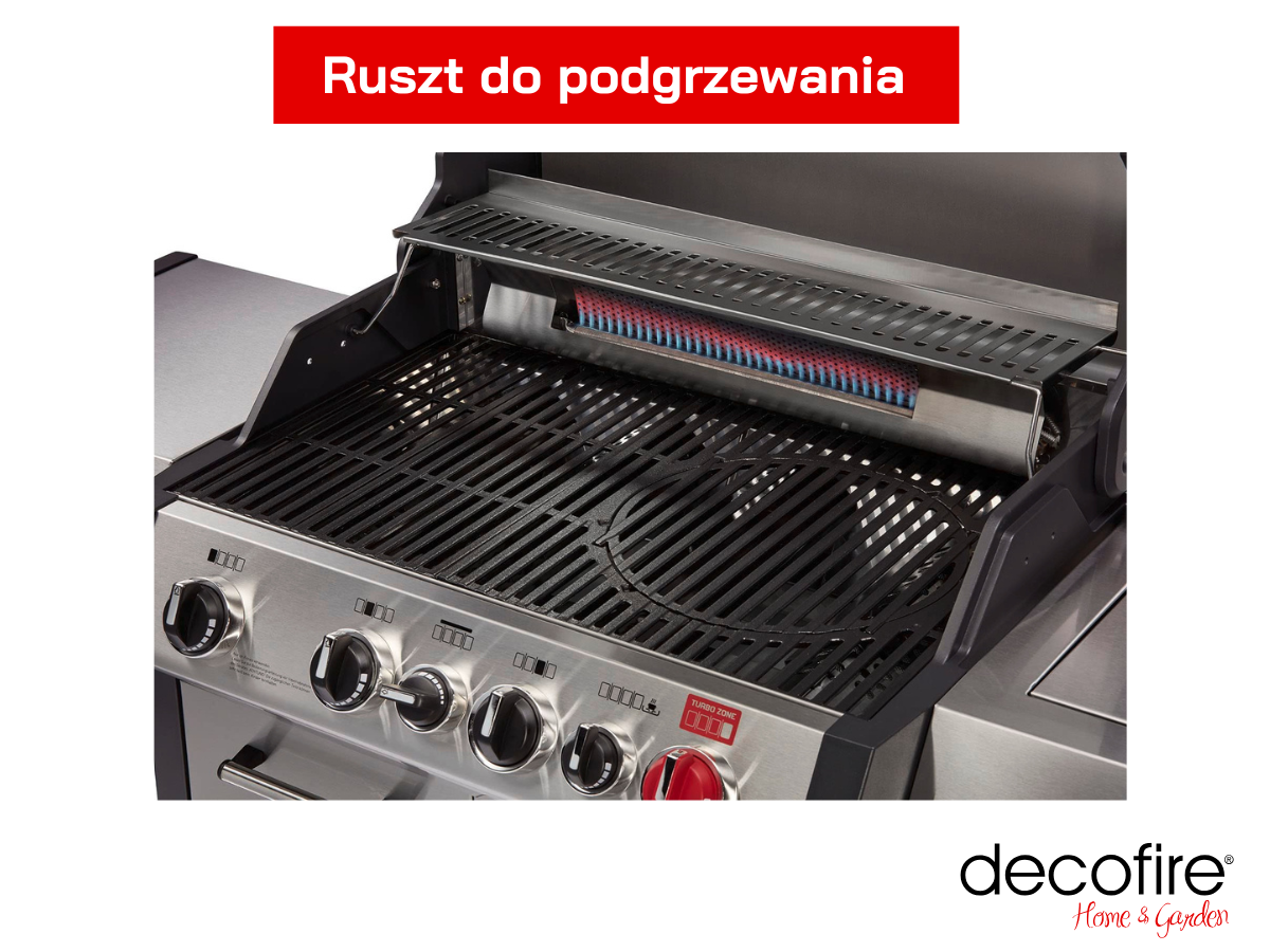 Ruszt do podgrzewania w grillu gazowym