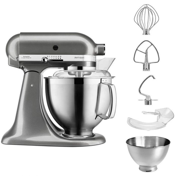 Mikser Artisan 5 Medallion Silver 4,8 l KitchenAid (5KSM185PSEMS)