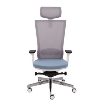 Grospol Fotel biurowy Marti WS HD chrome tkanina Flex - 8 kolorów