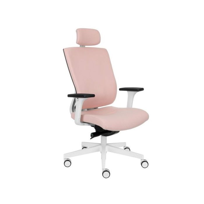 Grospol Fotel biurowy MaxPro WT HD white tkanina Medley - 12 kolorów