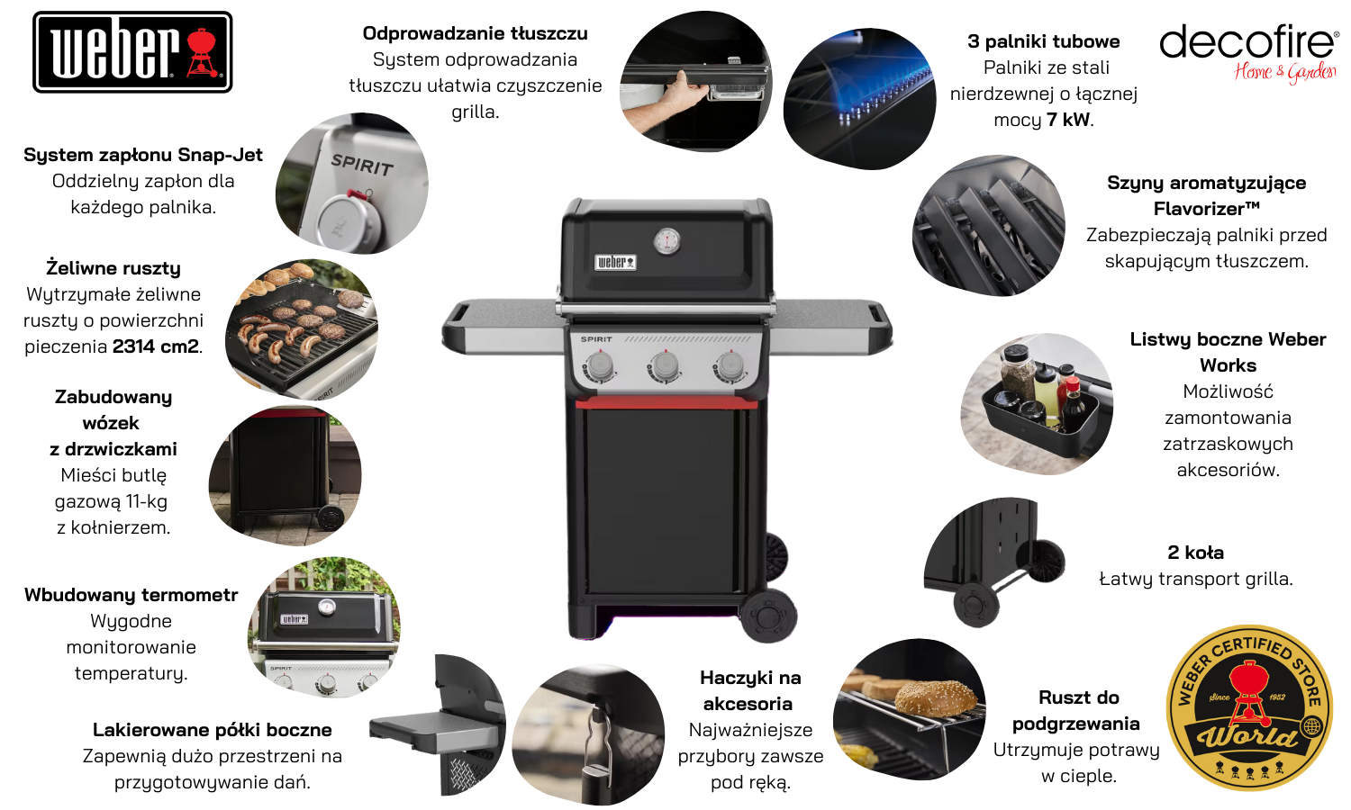 Grill gazowy Weber Spirit E-310
