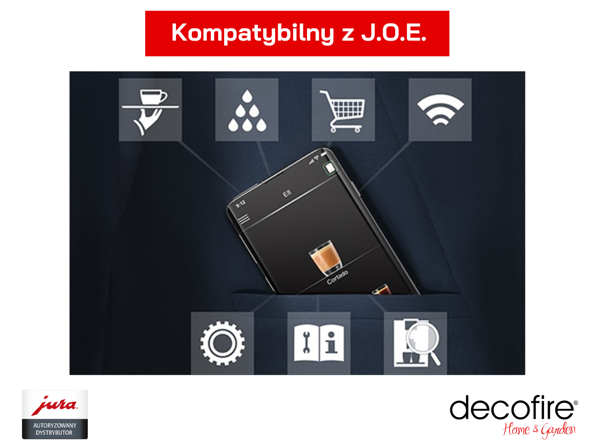 Ekspres do kawy Jura C9 Piano White (EA) kompatybilność z aplikacją mobilną