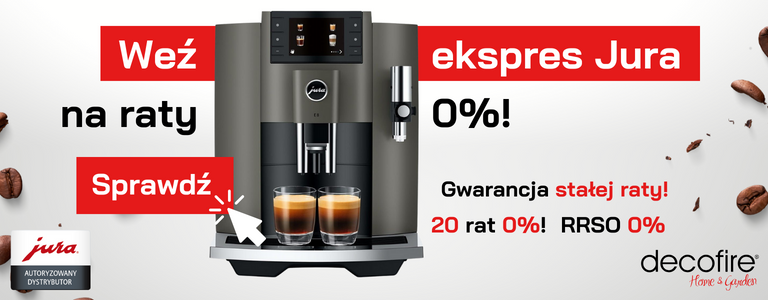 Ekspres do kawy Jura E8 Dark Inox (EC) raty 0%