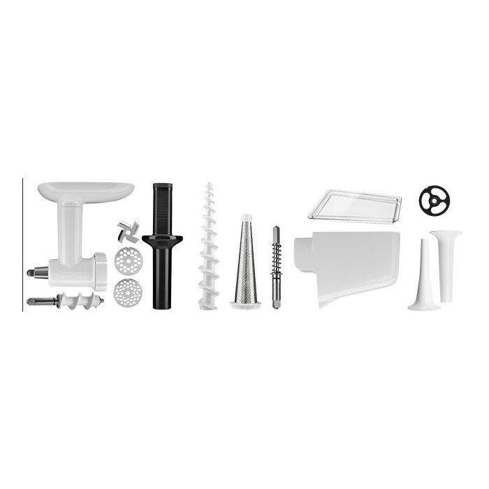 Zestaw "Gourmet" z mikserem Artisan 5 Empire Red 4,8L KitchenAid (BUNDLEGOURMETER)