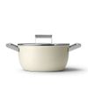 Garnek 24 cm Kremowy Smeg (CSF2412CRM)
