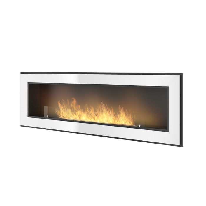 Biokominek wiszący Simple Fire FRAME 1500 biały 1500x490 mm