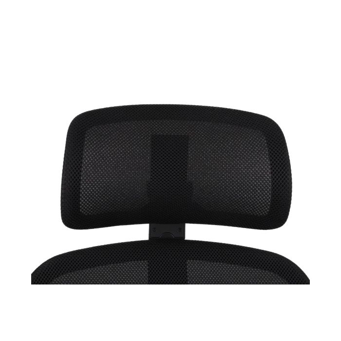 Grospol Ergonomiczny fotel biurowy 4U BS HD black tkanina Hygge - 8 kolorów