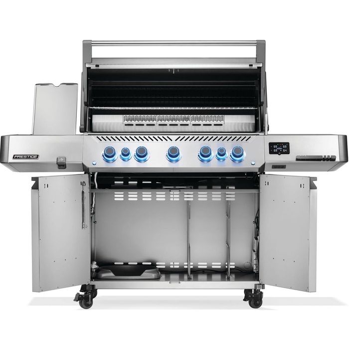 Grill gazowy Napoleon Prestige 665 Connected RSIB z palnikiem rożna i palnikiem bocznym Sizzle Zone WIFI (P665VXRSIBPSS-PL)