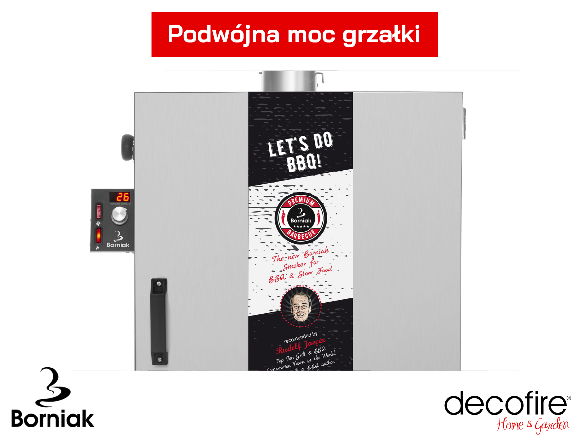 Podwójna moc grzałki i temperatura do 150 stopni