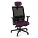Fotel biurowy Grospol Level BS HD BLACK tkanina Strong - 8 kolorów