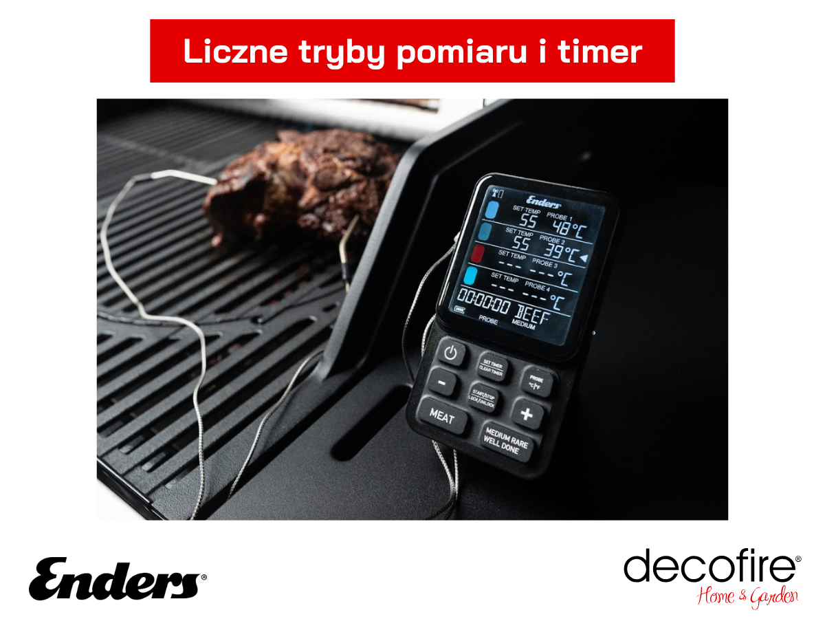 Liczne tryby pomiaru i timer