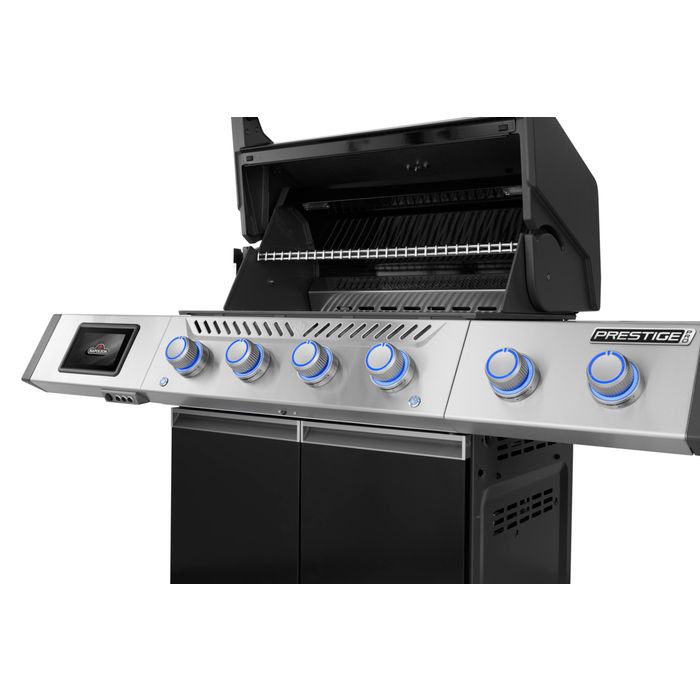 Grill gazowy Napoleon Prestige PRO 500 z palnikiem rożna i palnikiem bocznym Sizzle Zone, Czarny, WiFi (PRO500VXRSIBPK-PL)