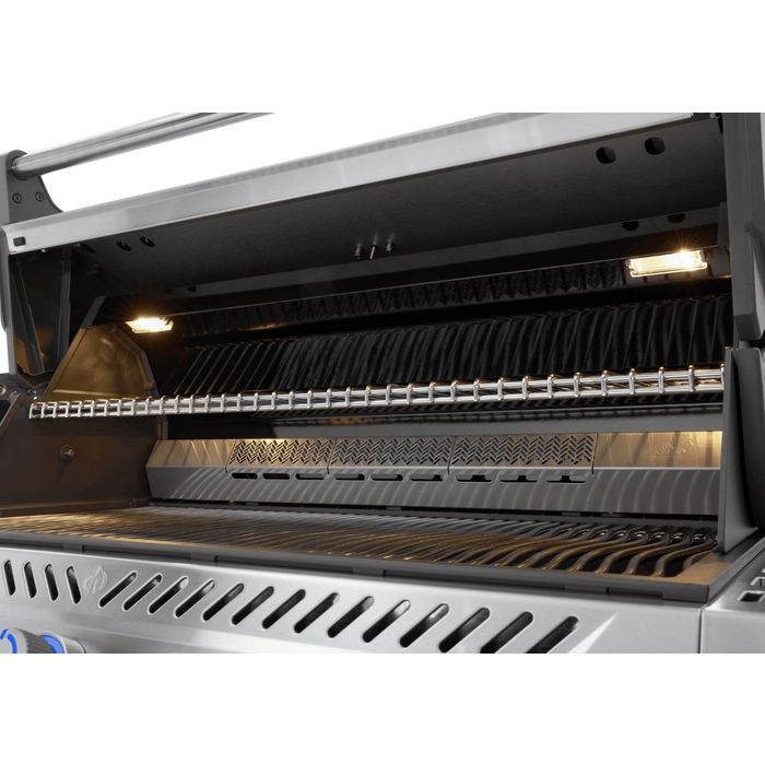 Grill gazowy Napoleon Prestige PRO 665 z palnikiem rożna i palnikiem bocznym Sizzle Zone (PRO665VXRSIBPSS-PL)