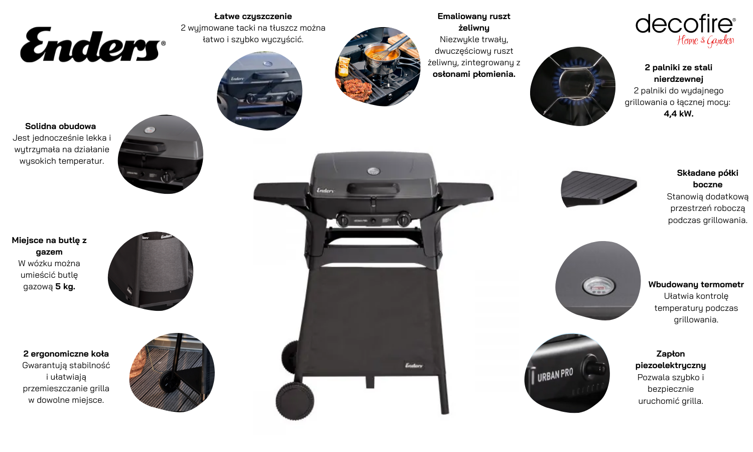 Grill gazowy Enders Urban Pro Trolley