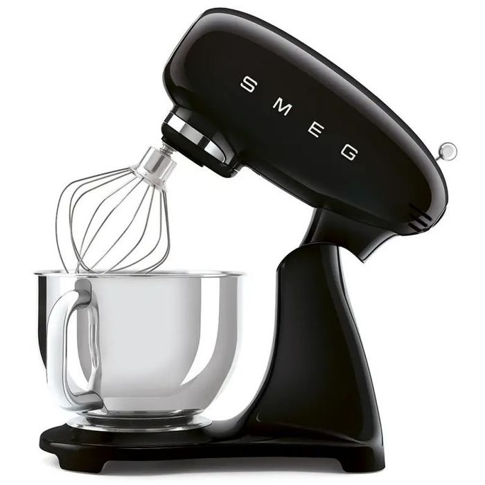 OUTLET - Mikser planetarny 50's style Czarny 4,8L Smeg (SMF03BLEU)