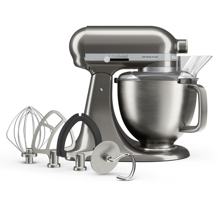 Mikser Artisan Plus 4,7 l z uchylną głowicą Medallion Silver KitchenAid (5KSM50PKVEMS)