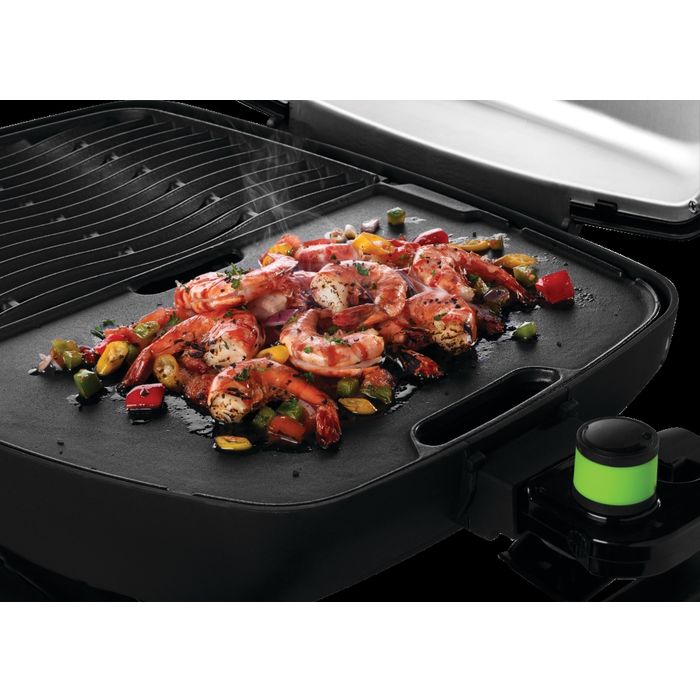 Grill przenośny elektryczny Napoleon TravelQ PRO285E-BK-CE GRATIS dwustronna płyta + stojak podgrzewający + pokrowiec