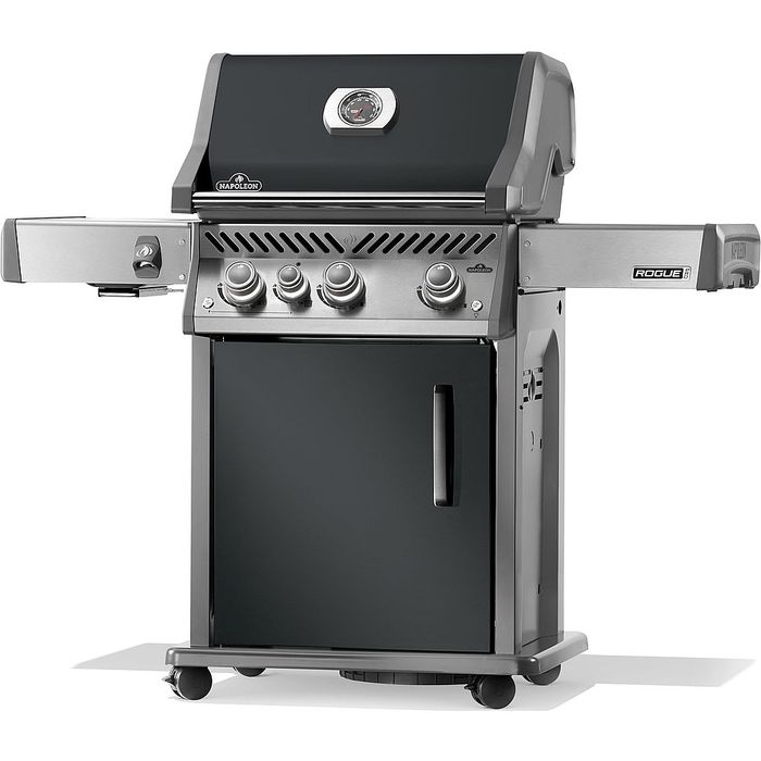 Grill gazowy Napoleon Rogue PRO 425 z palnikiem bocznym Sizzle Zone, Szary (RP425SIBPCH-2-PL) ⭐ GRATIS! Zestaw do pizzy