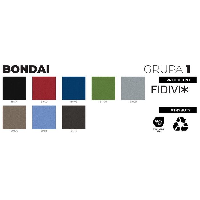 Grospol Fotel biurowy Futura 3 S Plus grey tkanina Bondai - 8 kolorów