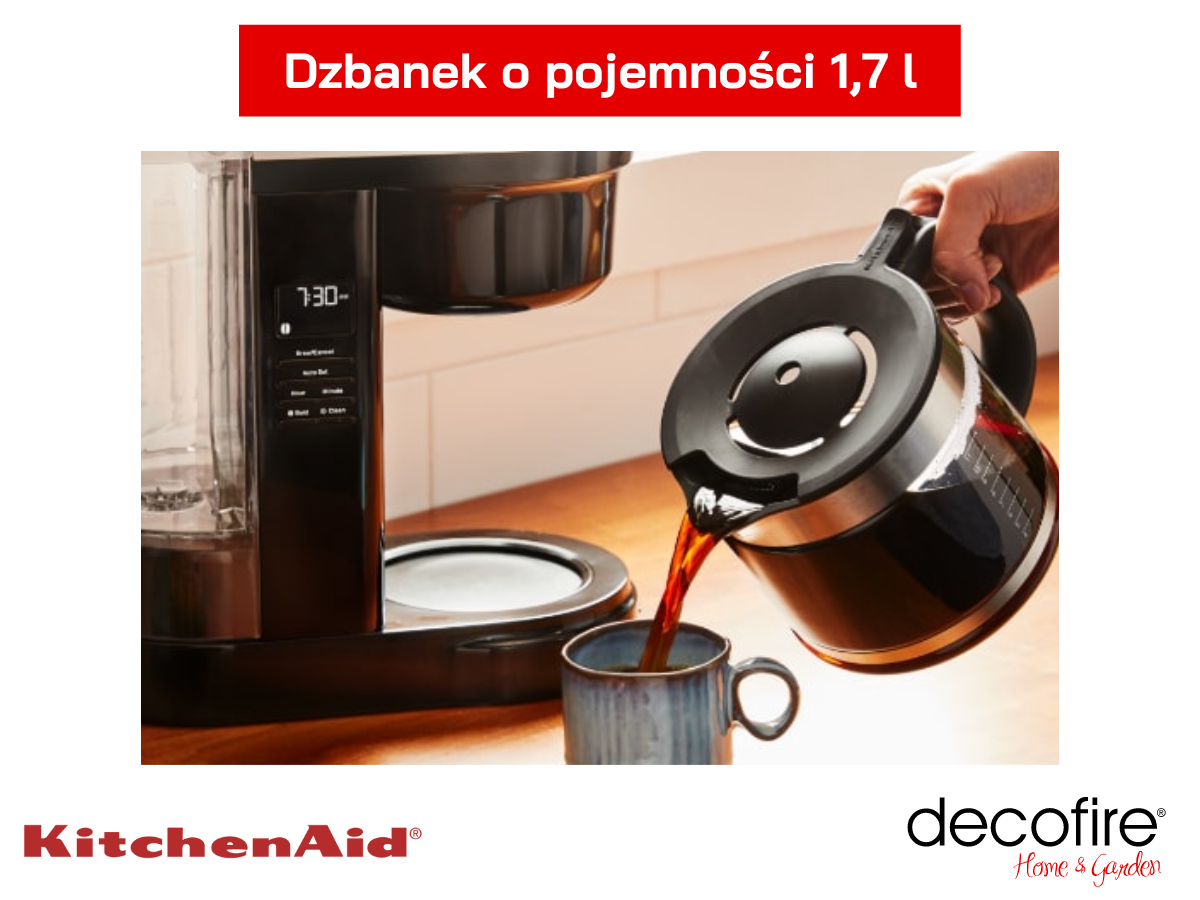 Dzbanek o pojemności 1,7 l w ekspresie przelewowym KitchenAid
