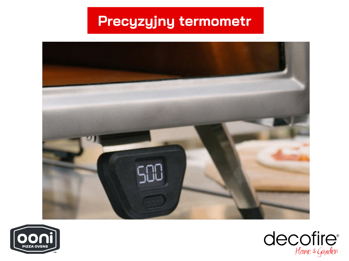 Precyzyjny termometr w piecu do pizzy Ooni Karu 16