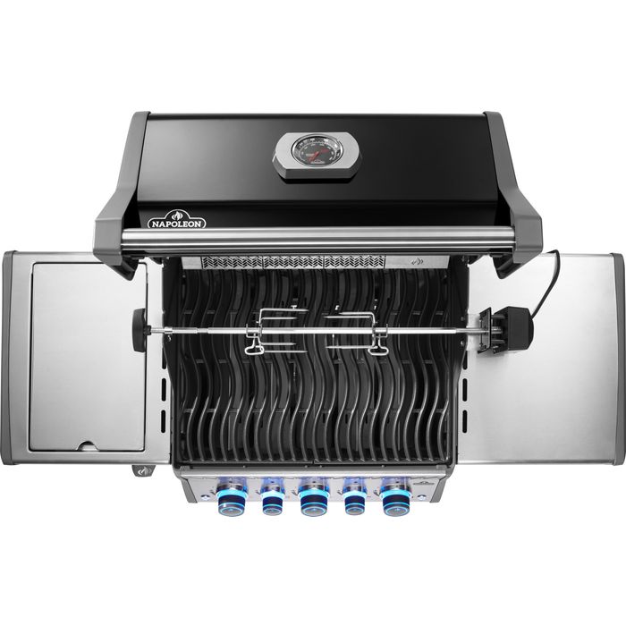 Grill gazowy Napoleon Rogue PRO-S 425 RSIB z palnikami bocznym i tylnym na podczerwień czarny (RPS425RSIBPK-2-PL-R)