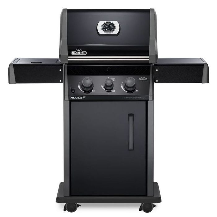 Grill gazowy Napoleon Rogue 365 SB z palnikiem bocznym, black 