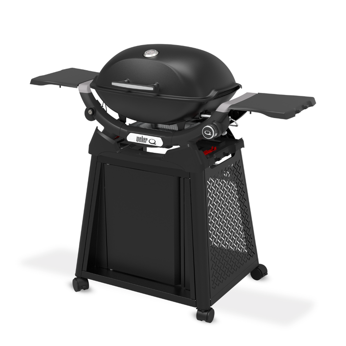 Grill gazowy Weber Q 2200N ze stolikami bocznymi i wózkiem Premium (1501105)