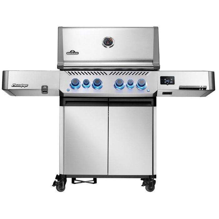 Grill gazowy Napoleon Prestige 500 Connected RSIB z palnikiem rożna i palnikiem bocznym Sizzle Zone WIFI (P500VXRSIBPSS-PL)