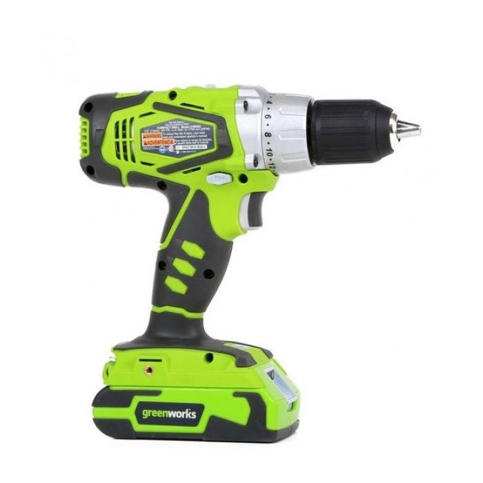 GreenWorks Akumulatorowa Wiertarko-Wkrętarka 24V (3701507)