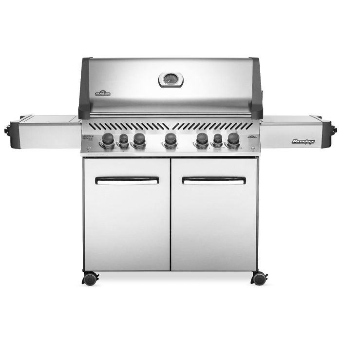 Grill gazowy Napoleon Prestige 665 RSIB Stainelss Steel z tylnym i bocznym palnikiem na podczerwień (P665RSIBPSS-PL)
