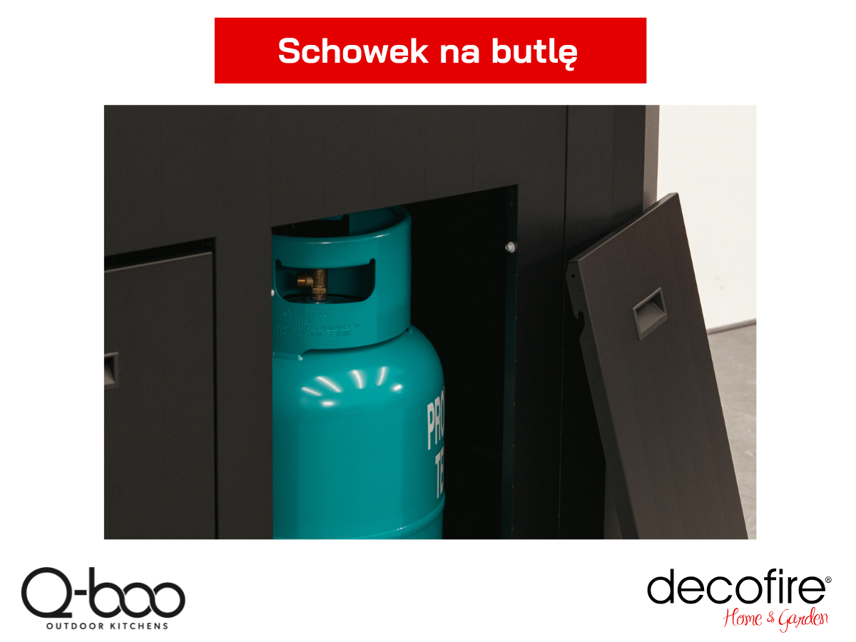 Ukryta komora na butlę gazową