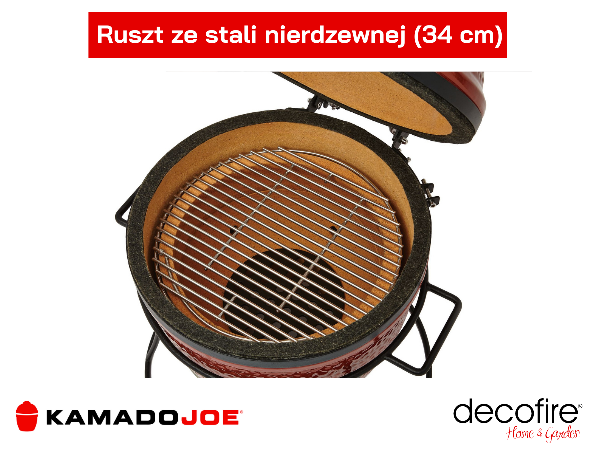 Ruszt w grillu węglowym Kamado Joe