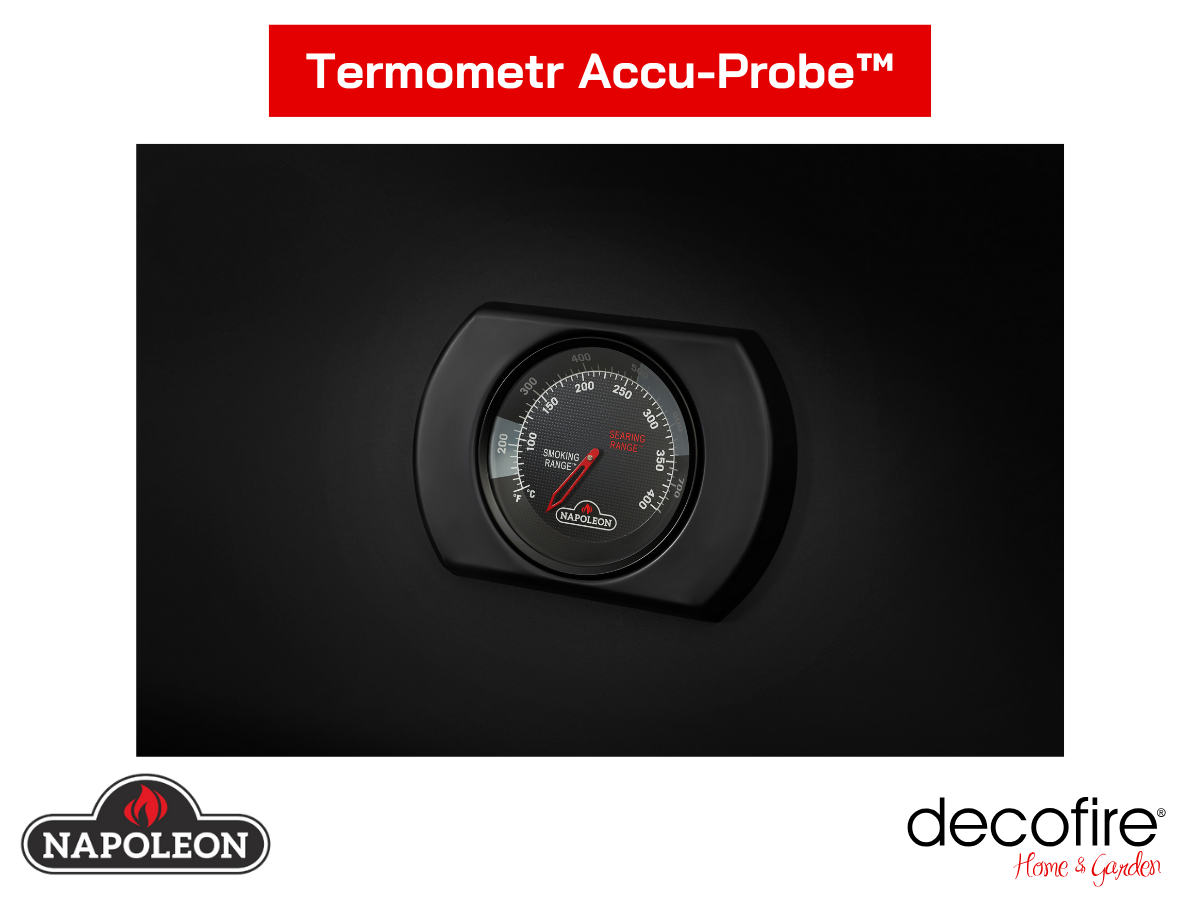 Termometr Accu-Probe wbudowany w matową pokrywę