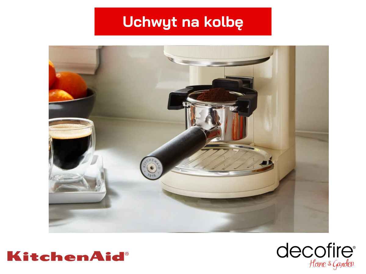 Uchwyt na kolbę w młynku do kawy Almond Cream KitchenAid