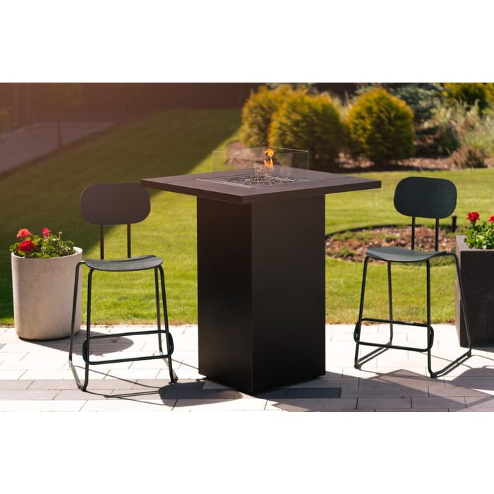Kominek przenośny Square Table High na gaz LPG Planika + pokrowiec