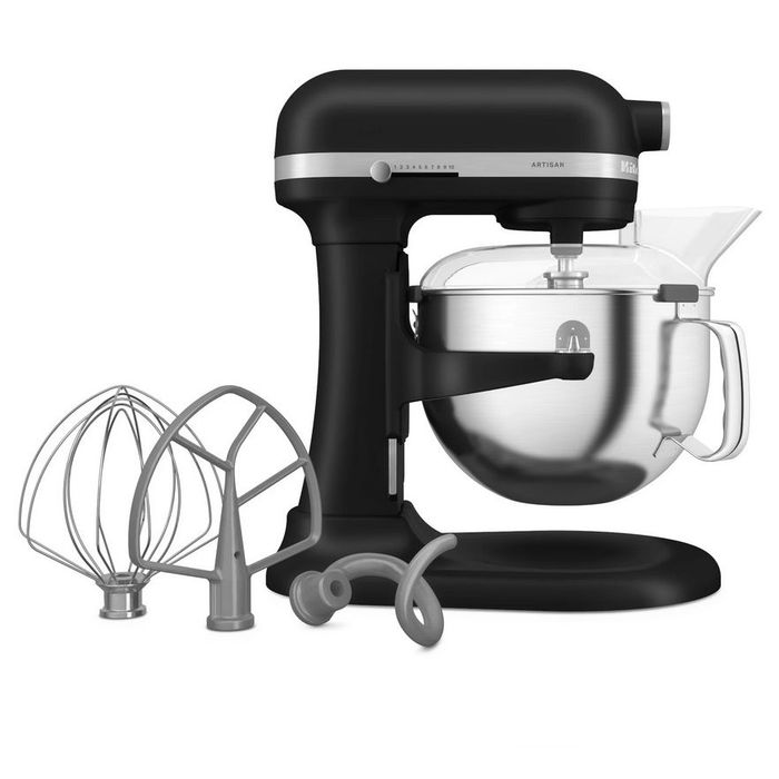 Mikser Artisan z podnoszoną dzieżą Matte Black 5,6L KitchenAid (5KSM60SPXEBM)
