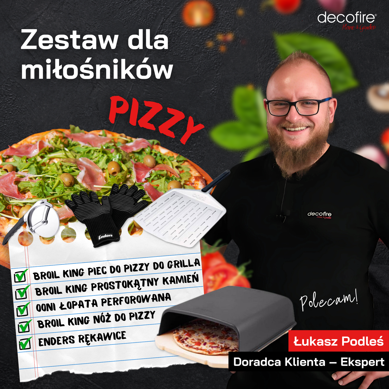 Zestaw do pizzy Łukasz
