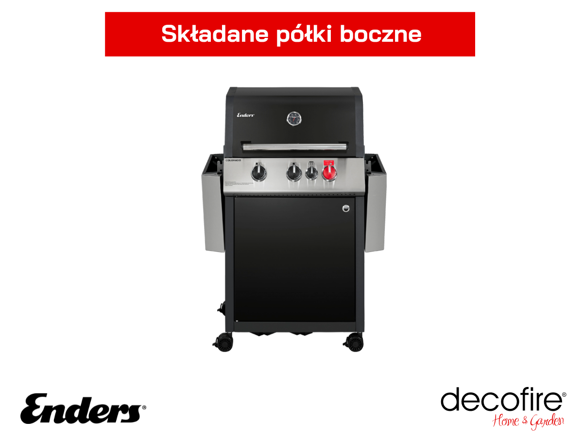 Grill gazowy Enders COLORADO 3 I TURBO ze składanymi półkami