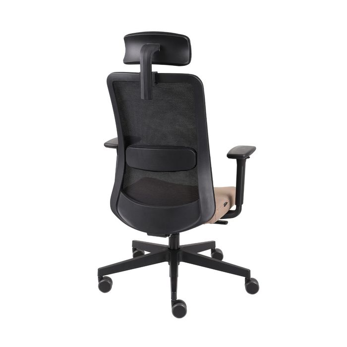 Grospol Krzesło fotel biurowy Nico BS HD black tkanina Magic Velvet - 10 kolorów