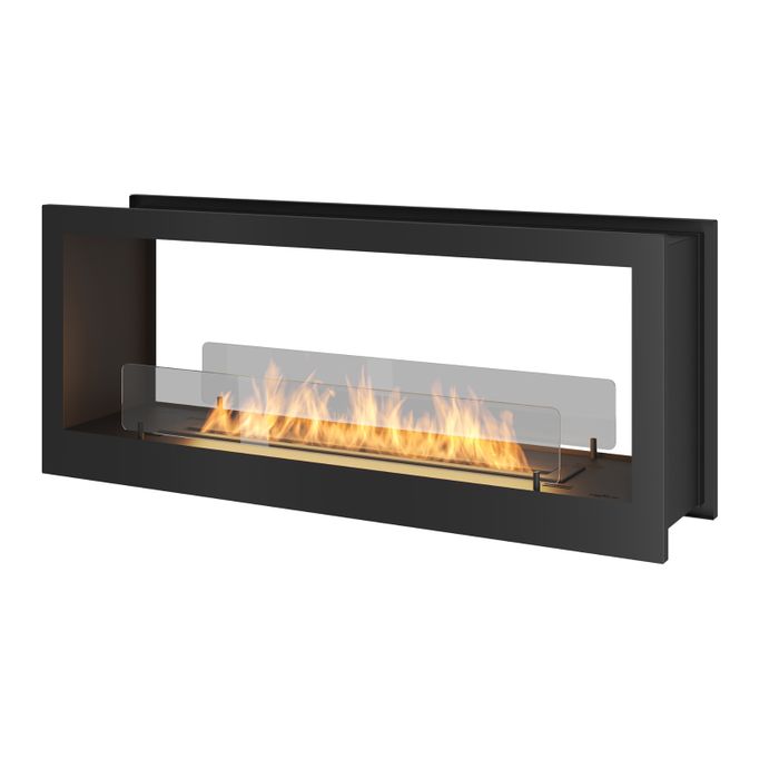 Biokominek do zabudowy Infire 2 SIDE 1200 czarny