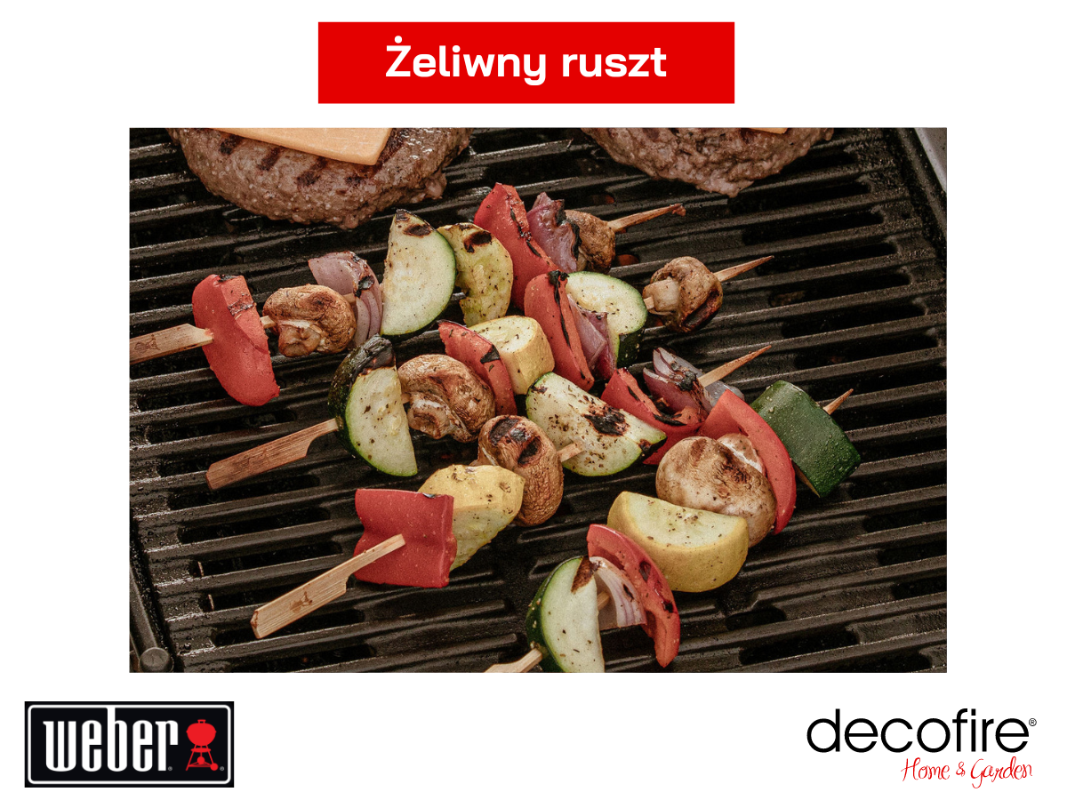 Ruszt żeliwny pokryty emalią porcelanową