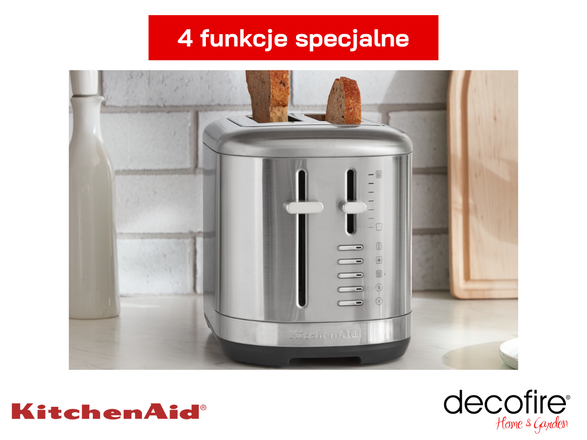 4 funkcje specjalne w tosterze Stainless Steel KitchenAid