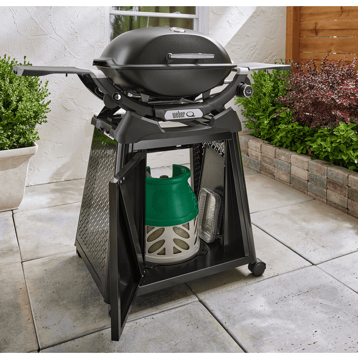 Grill gazowy Weber Q 2200N ze stolikami bocznymi i wózkiem Premium (1501105)