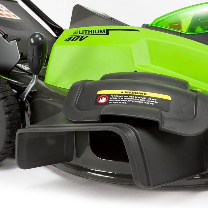 GreenWorks Akumulatorowa Kosiarka 45 cm G-MAX 4w1 40 V zestaw z 1 baterią 4 Ah i 1 ładowarką (2500107VB)