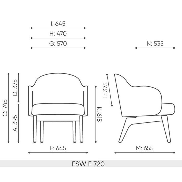 Fotel FLOS lounge FSW F 720 Bejot
