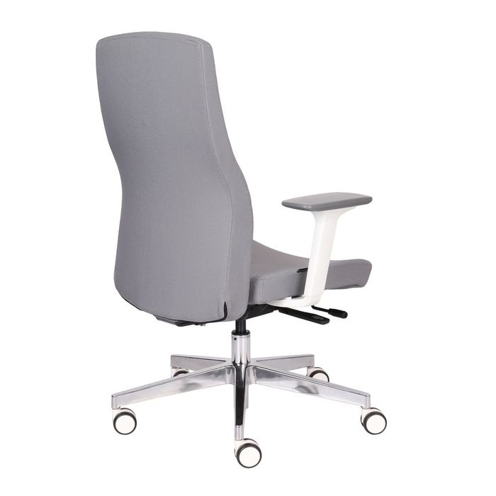 Grospol fotel biurowy Team Pro W white chrome tkanina Hygge - 8 kolorów