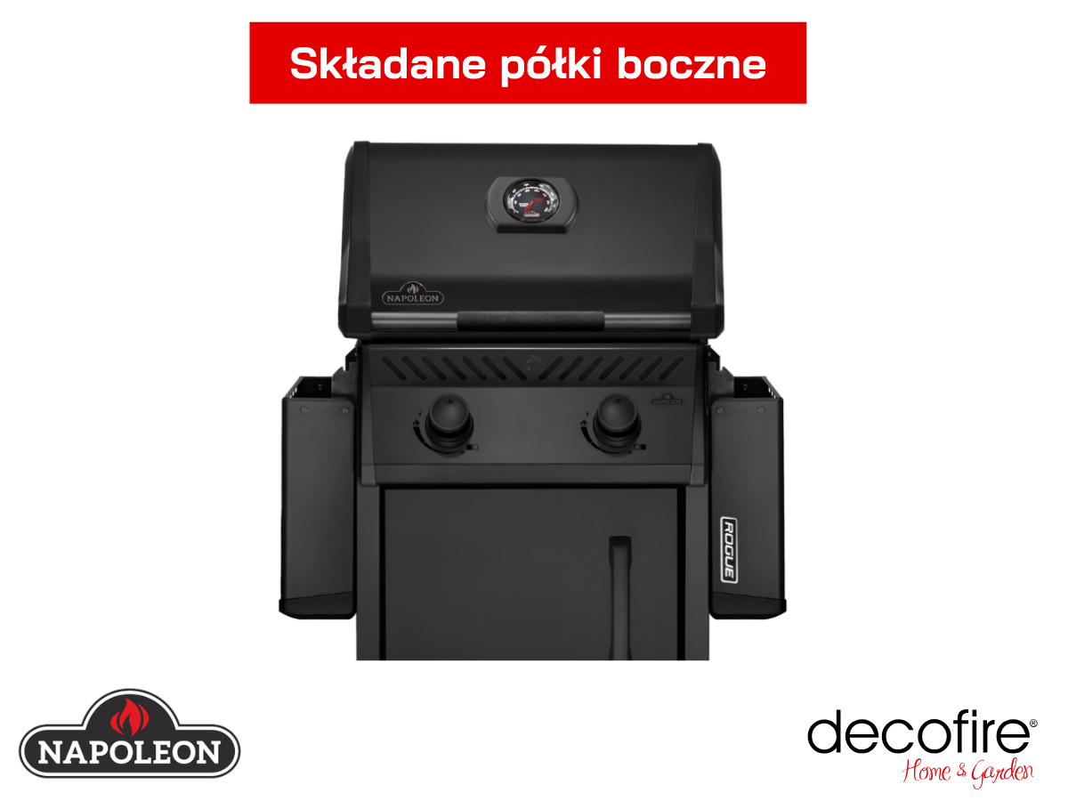 Składane półki boczne