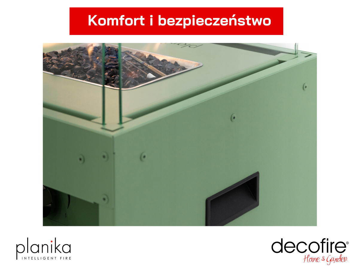 Komfort i bezpieczeństwo kominka gazowego